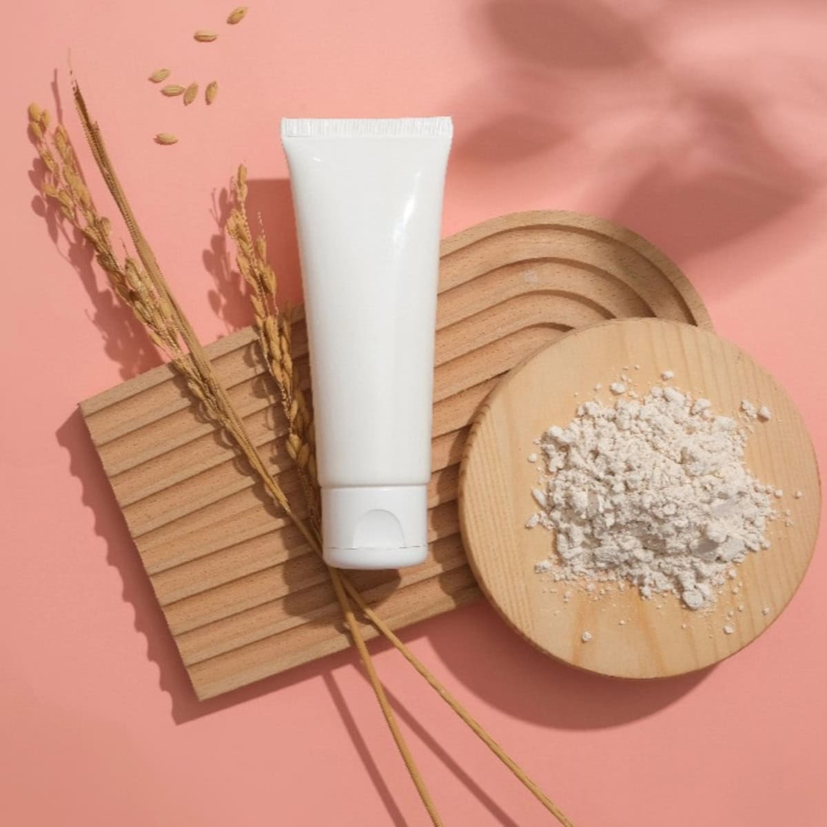 Vegan skincare guide with natural ingredients and minimal packaging.