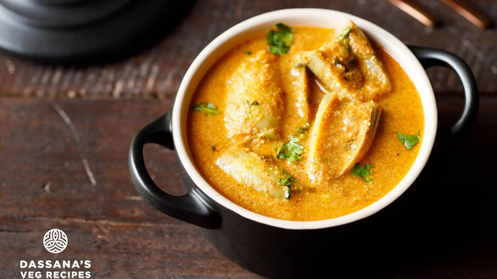 Tender eggplant simmered in a rich and flavorful masala sauce.