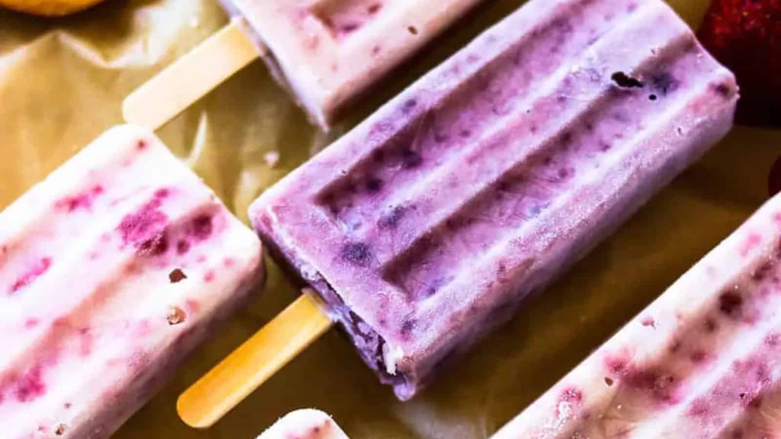 Simple homemade popsicles made with just three wholesome ingredients.